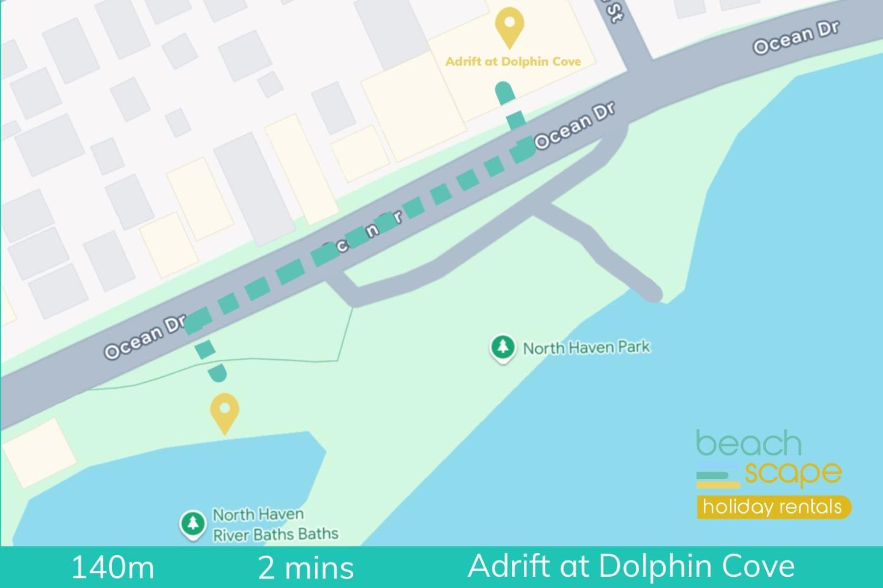 Adrift At Dolphin Cove Apt 5 - Riverfront Modern Норт-Хейвен Экстерьер фото
